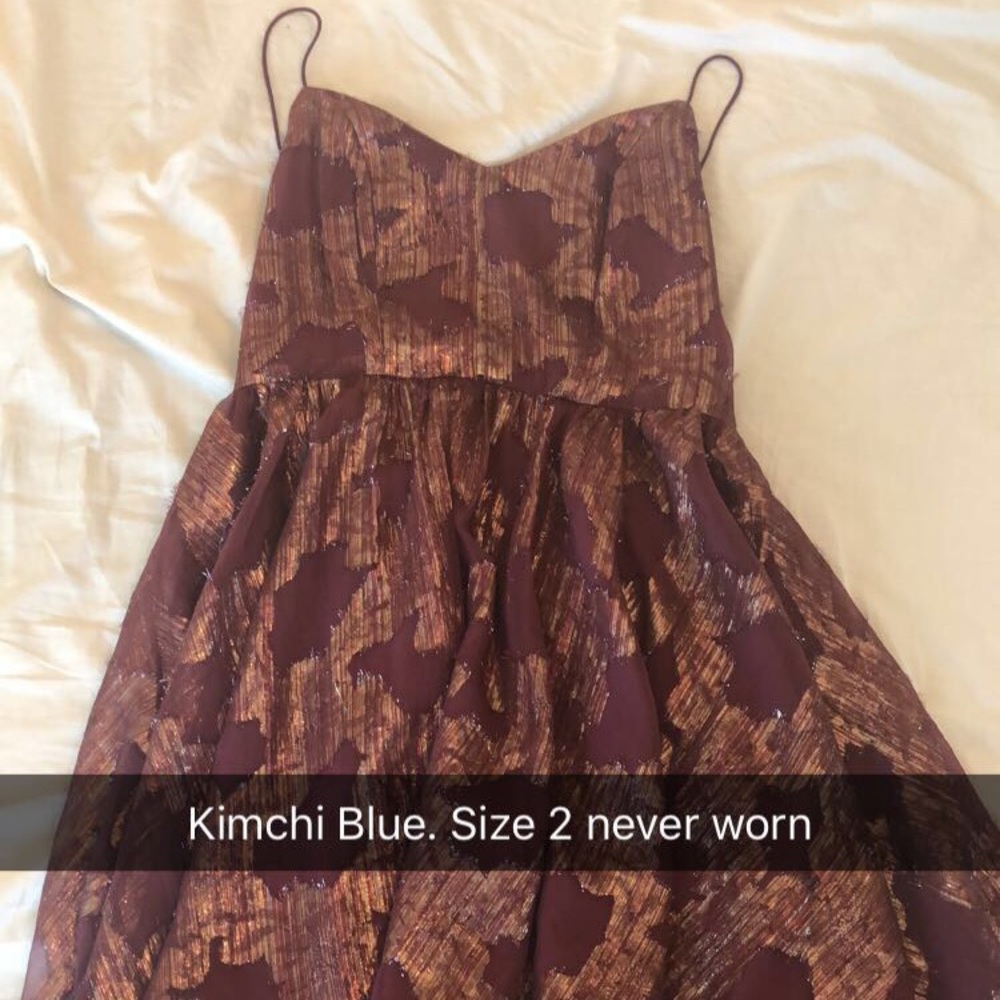 Kimchi Blue Shimmer Party Dress Size 2